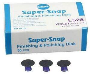 Shofu L509 Super-Snap Finishing (Medium) Dark Violet Discs - Pack of 50 Shofu L509 Super-Snap Finishing (Medium) Dark Violet Discs - Pack of 50